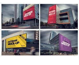 大型墙体广告展示机样