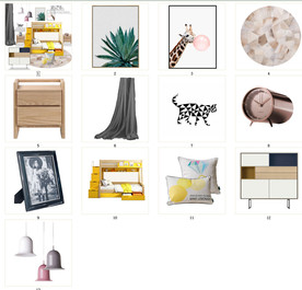 时尚家居组合配件