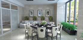 餐厅包间效果图