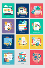 商务办公商业插画设计