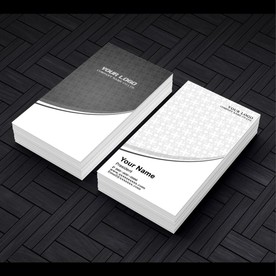 黑白个性名片