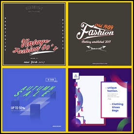 欧美外国英文排版艺术字创意主图