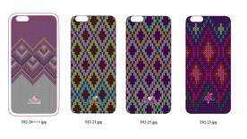 针织纹手机壳图案