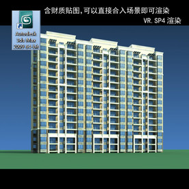 高层住宅 现代高层 小区 住宅