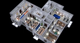 整体鸟瞰俯视图