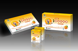 保健品包装展开图