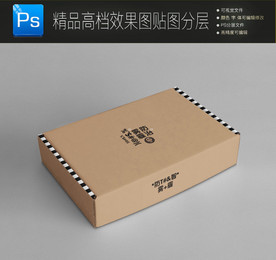 2款空白技产品包装盒设计样