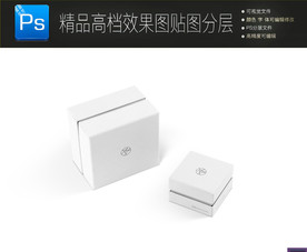 礼品纸箱包装样机