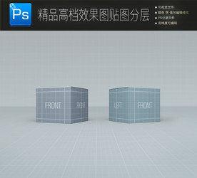 高档化妆品瓶子样机 一键贴图