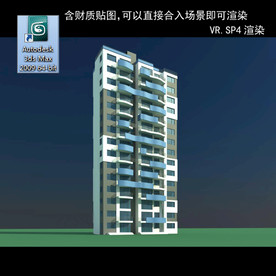 高层住宅 现代高层 小区 住宅