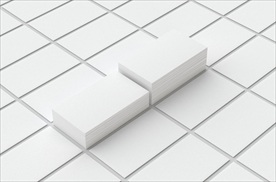 空白名片样机一键贴图