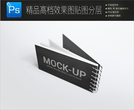 通用高档画册封面展示样机