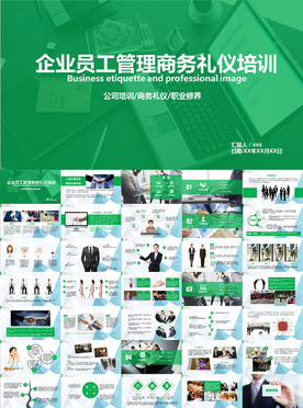 企业员工管理商务礼仪培训PPT