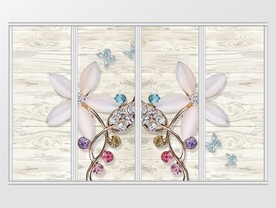 现代时尚珠宝移门