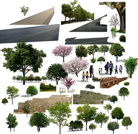 城市绿化素材