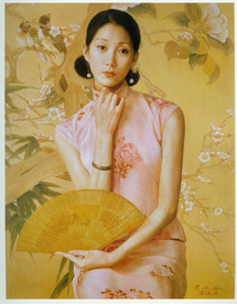 陈逸鸣油画 梅兰