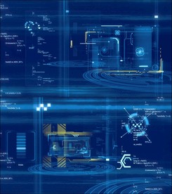 电子数字屏幕HUD动态视频