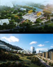 广场建筑景观效果图