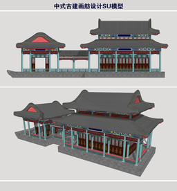 中式古建画舫设计