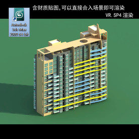 高层住宅 现代高层 小区 住宅