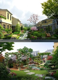 别墅建筑园林设计