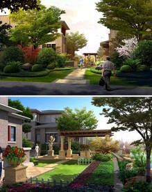 PSD庭院景观设计