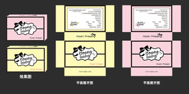 美瞳包装（平面展开图）