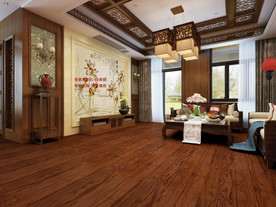 新中式电视墙纸样机