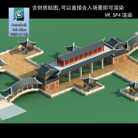 中式建筑 中式多层 中式别墅