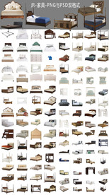 欧式家具床图集