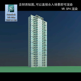 高层住宅 现代高层 小区 住宅