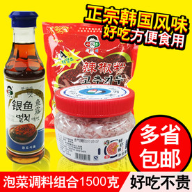 韩国泡菜调料组合创意主图
