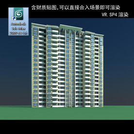 高层住宅 现代高层 小区 住宅