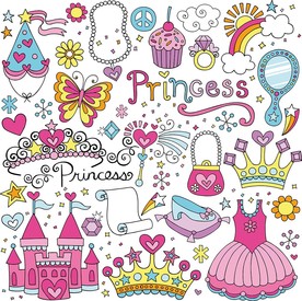 公主城堡矢量素材