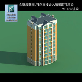 高层住宅 现代高层 小区 住宅