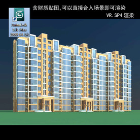 高层住宅 现代高层 小区 住宅