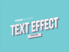 大气3D立体字设计一键修改