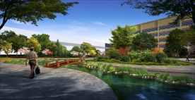 厂区景观效果图