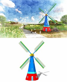 景观构筑物模型