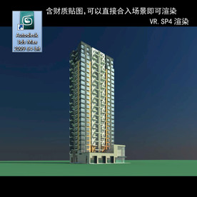 高层住宅 现代高层 小区 住宅