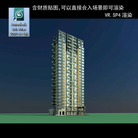 高层住宅 现代高层 小区 住宅