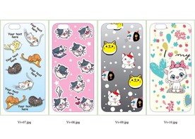 新款猫手机壳图案