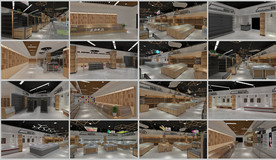 精品超市效果图