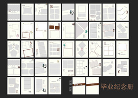 卡通熊猫毕业纪念册