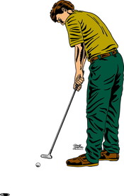 打高尔夫