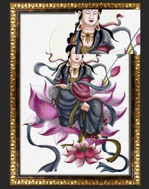 十字绣 十字绣素材 观音菩萨