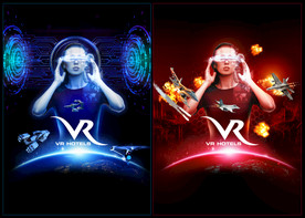 VR去字双版海报