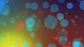 冷暖色粒子镜头光晕效果背景