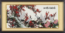 仙鹤   仙鹤祥瑞  梅花