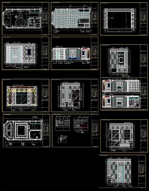 欧式女儿房施工图纸